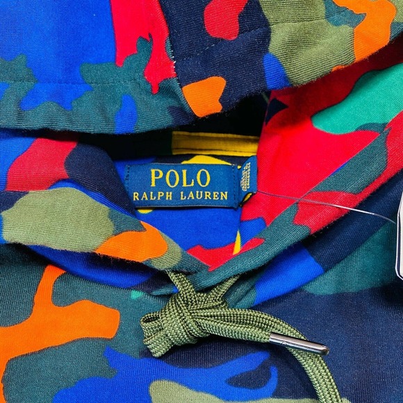 Polo Pony Camouflage Spectre Hoodie Ralph Lauren - Picture 3 of 4